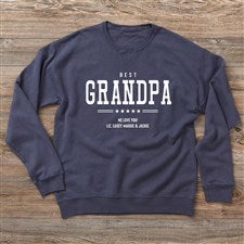Five Star Grandpa Personalized Hanes ComfortWash Sweatshirt - 26601-CWS