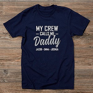 My Squad Calls Me Dad Personalized Hanes® Adult T-Shirt - 26610-AT