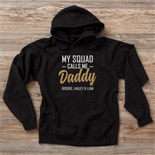 My Squad Calls Me Dad Personalized Hanes® ComfortWash™ Hoodie - 26612-CWHS