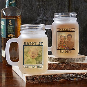Photo Message For Him Personalized Frosted Mason Jar - 26701