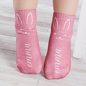 Baby Bunny Personalized Toddler Socks - 26839