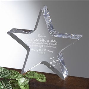 You Shine Like A Star Personalized Keepsake - 2693