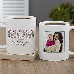 Butterfly Mom Photo philoSophies® Personalized Coffee Mug 11 oz.- White - 27047-S