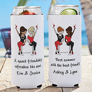 Best Friends philoSophies® Personalized Slim Can Holder - 27167