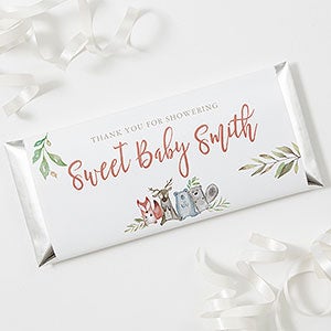 Sweet Baby Woodland Personalized Candy Bar Wrappers - 27173