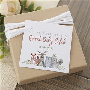 Sweet Baby Woodland Personalized Gift Tag - 27177