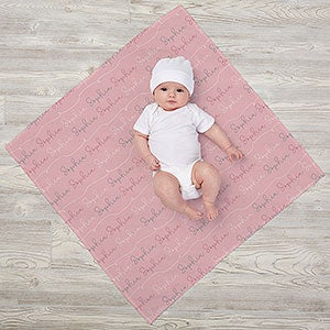 Modern Girl Name Personalized Baby factory Blanket