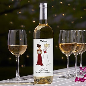 Bridal Party philoSophies® Personalized Wine Label - 27241