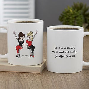 Best Friends philoSophies® Personalized Coffee Mug 11 oz.- White - 27250-S