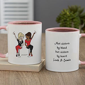 Best Friends philoSophies® Personalized Coffee Mug 11 oz.- Pink - 27250-P