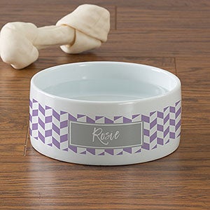 Pattern Play Personalized Dog Bowl - Small - 27286-S