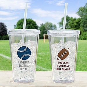 Choose Your Icon Personalized 17 oz. Sports Acrylic Insulated Tumbler - 27302