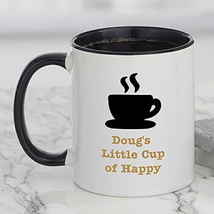 Choose Your Icon Personalized Coffee Mug 11oz Black - 27308-B