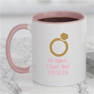 Wedding Icon Personalized Coffee Mug 11 oz Pink - 27309-P