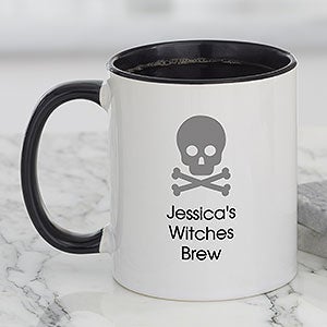Fall Icon Personalized Coffee Mug 11 oz Black - 27316-B