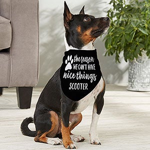 The Reason We Cant Have Nice Things Personalized Dog Bandana- Medium - 27351-M