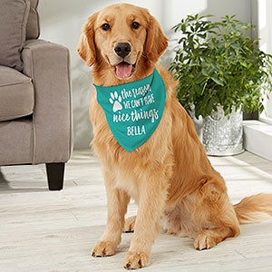 The Reason We Cant Have Nice Things Personalized Dog Bandana- Large - 27351-L