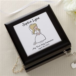 Communion Girl philoSophies® Personalized Keepsake Box - 27395