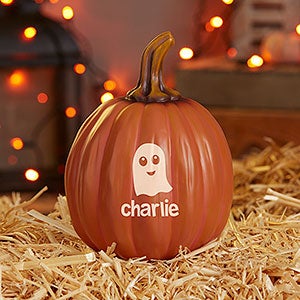 Halloween Characters Personalized Pumpkins - Small Orange - 27460-S