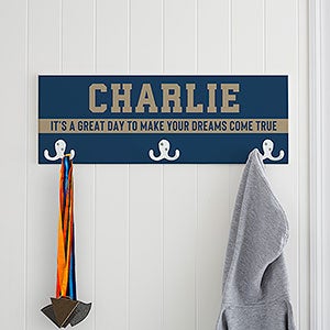 Color Medley Personalized Medal Display Rack for Boys - 27523