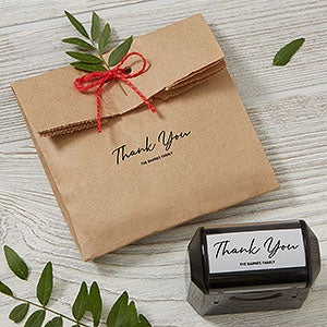 Thank You Self-Inking Personalized Stamp - 27542