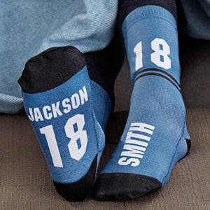 Athletic Number Personalized Kids Socks - 27574