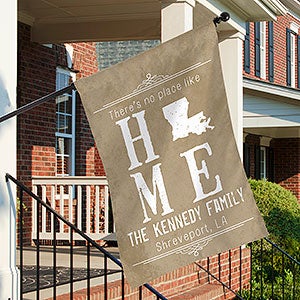 "State" of Love Personalized House Flag - 27648