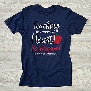 Inspiring Teacher Personalized Hanes Adult T-Shirt - 27673-AT