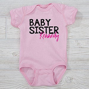 Little Sister Personalized Baby Bodysuit - 27691-CBB