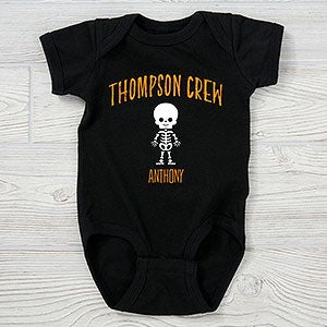 Skeleton Family Personalized Halloween Baby Bodysuit - 27703-CBB