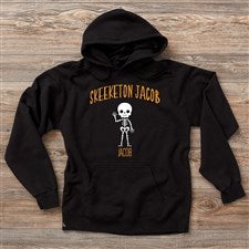Skeleton Family For Him Personalized Halloween Hanes® Adult ComfortWash™ Hoodie - 27705-CWHS