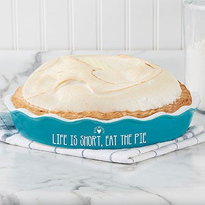 Personalized Casserole Baking Dish - Turquoise