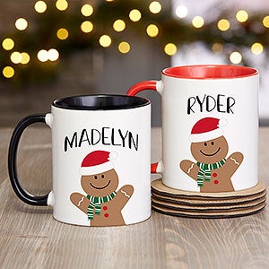 Baking Spirits Bright Personalized Christmas Mug 11 oz Red