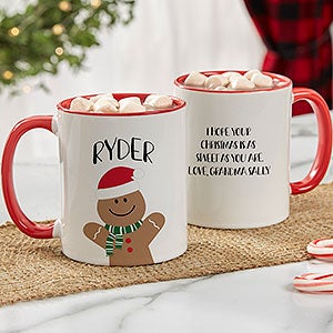Baking Spirits Bright Personalized Christmas Mug 11 oz Red - 27815-R