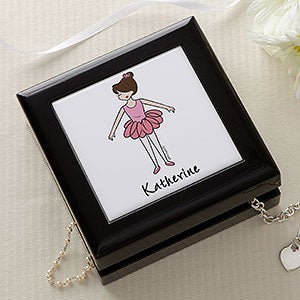 Ballerina philoSophies® Personalized Jewelry Box - 27839