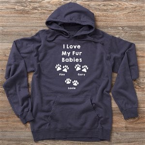 Love For Pets Personalized Hanes Adult Comfort Wash Hoodie - 27959-CWHS