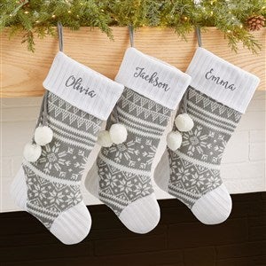 Custom Knit Christmas Stocking