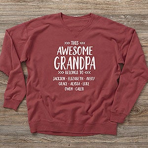 This Awesome Dad Belongs To Shirt Personalized dad shirt Gift Dad shirt  with nam