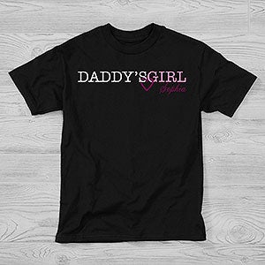 Daddys Little Girl Personalized Hanes® Youth T-Shirt - 28142-YCT
