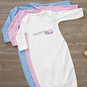 Daddys Girl Personalized Baby Gown - 28143-G