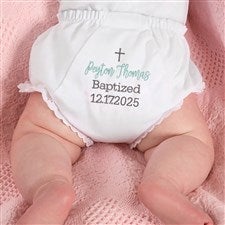 Christening Day Embroidered Diaper Cover - 28212