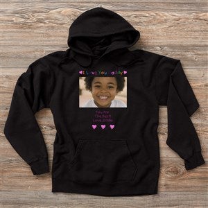 Loving Him Photo Personalized Hanes® Adult ComfortWash™ Hoodie - 28278-CWHS