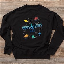 Hugs  Fishes Personalized Hanes® Adult ComfortWash™ Sweatshirt - 28283-CWS