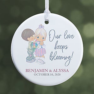 Precious Moments Personalized Couple Ornament - Glossy - Christmas ...