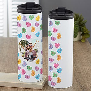 Candy Hearts Anti Valentine's Day Tumbler Travel mug Valentines Gifts –  Elliefont Styles