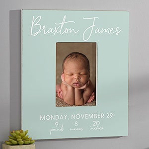 Simple and Sweet Baby Personalized 5x7 Wall Frame- Vertical - 28421-WV