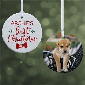 Personalized Custom Paw Shaped Wood Christmas Ornament - Dog, Cat And -  Pawfect House