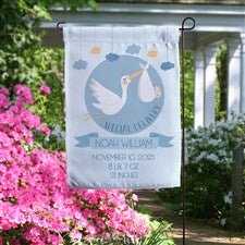 It’s A Boy Baby Announcement Personalized Garden Flag - 28509