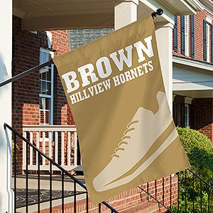 Track & Field Personalized House Flag - 28515