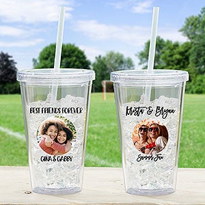Photo Message Personalized 17 oz. Insulated Acrylic Tumbler for Kids - 28548